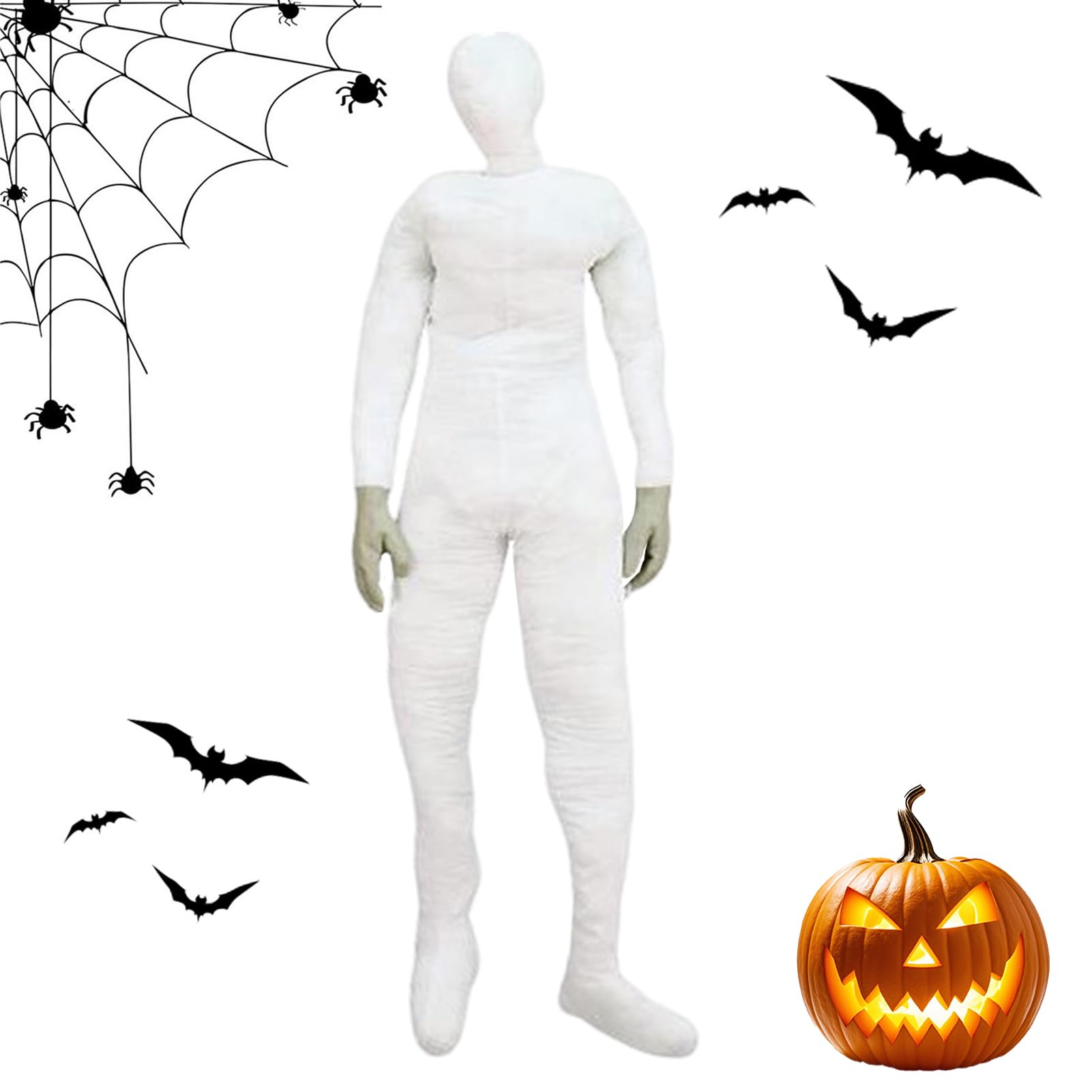 Halloween Schaufensterpuppe Gruselige Posierbare Unheimliche Horror | Gruselig Posierendes Leichenkörper-Requisite Für Gruselhäuser, Bühnenaufführungen Und Escape-Rooms