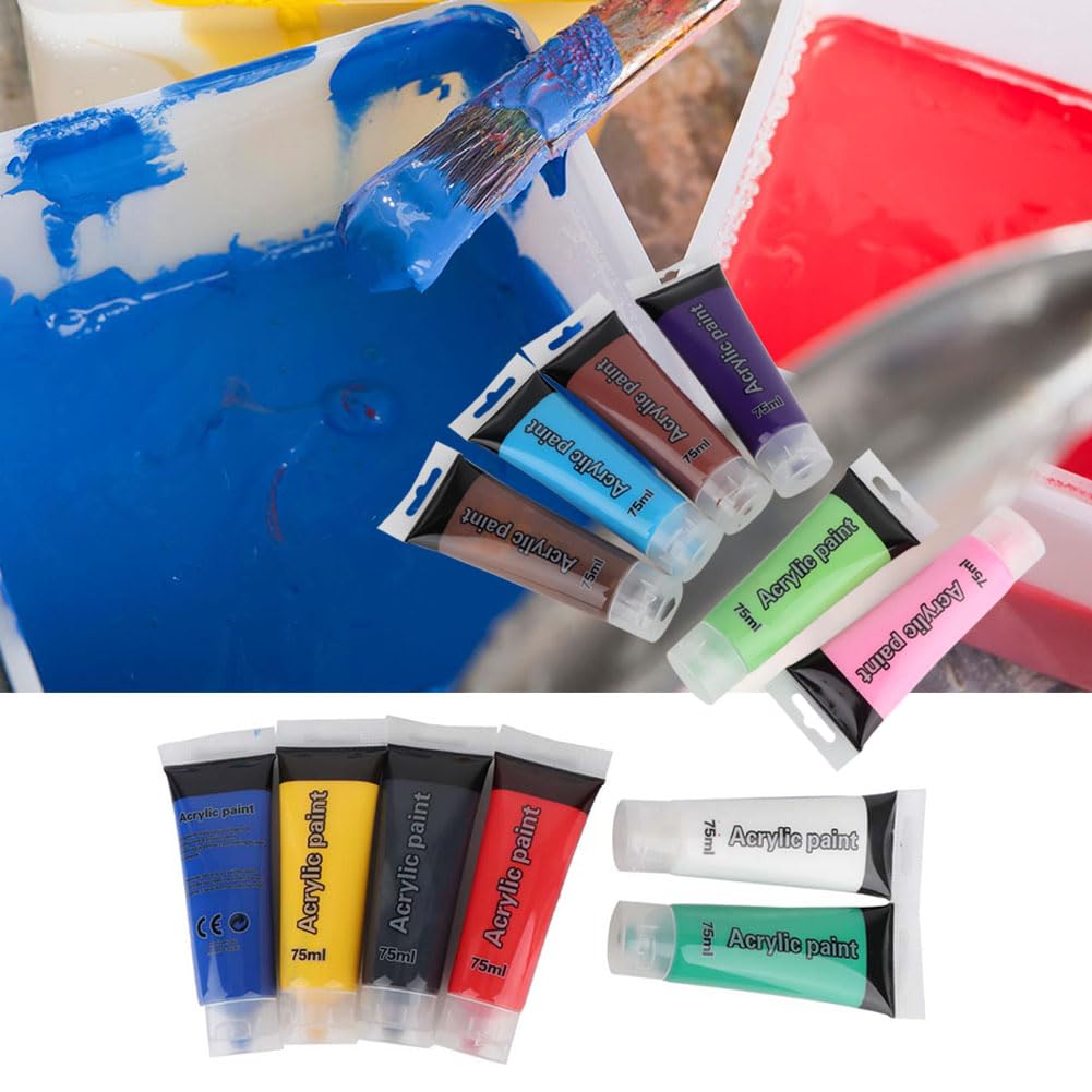 12-Farben-Röhrenfarben-Acrylfarben-Set zum Malen von Künstlerbedarf