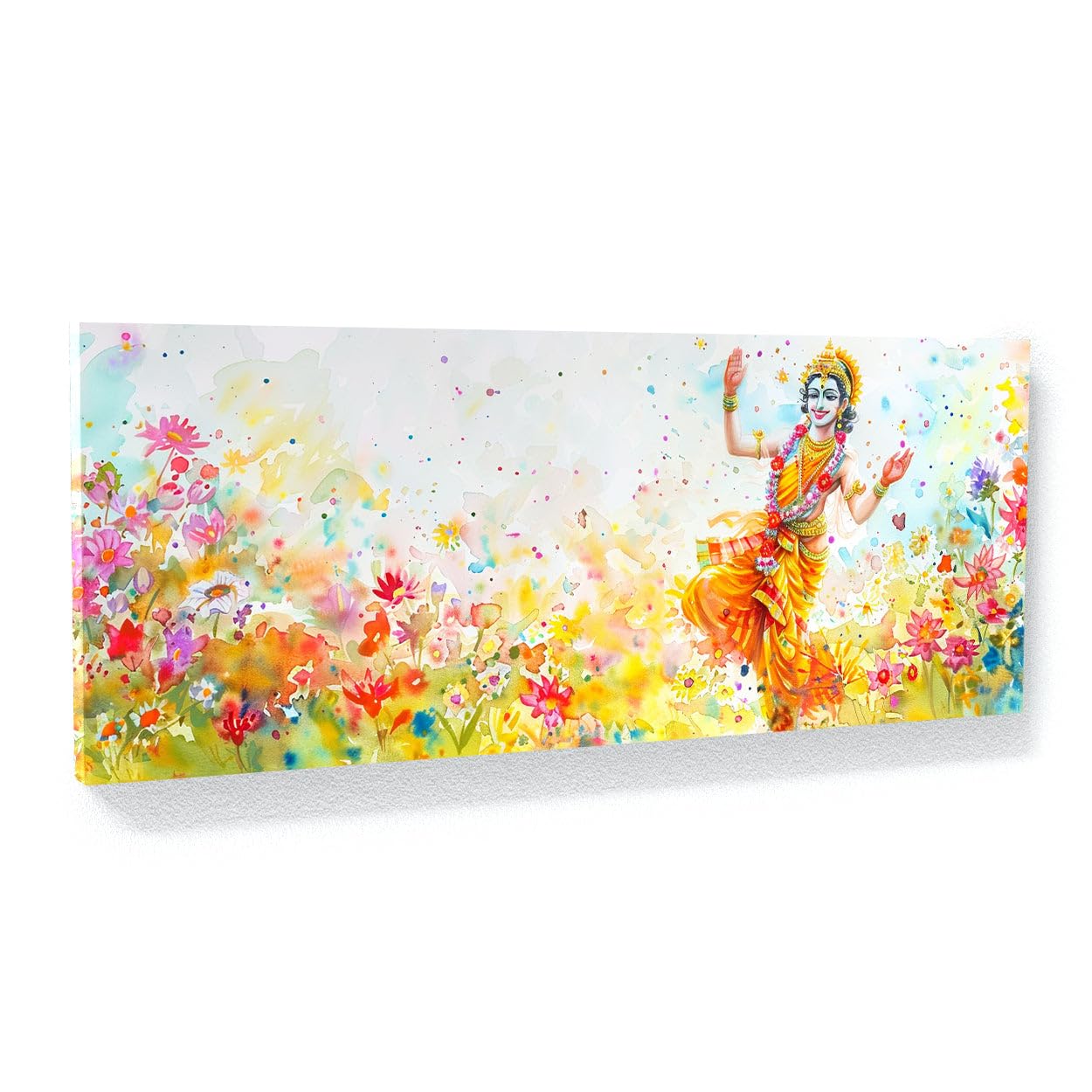 Sense Canvas Arjuna Blooming Renewal 12 Leinwand-Kunst, Heimdekoration, Wandkunstdruck, Poster, Gemälde, groß, 40 x 16 / 1,9 cm