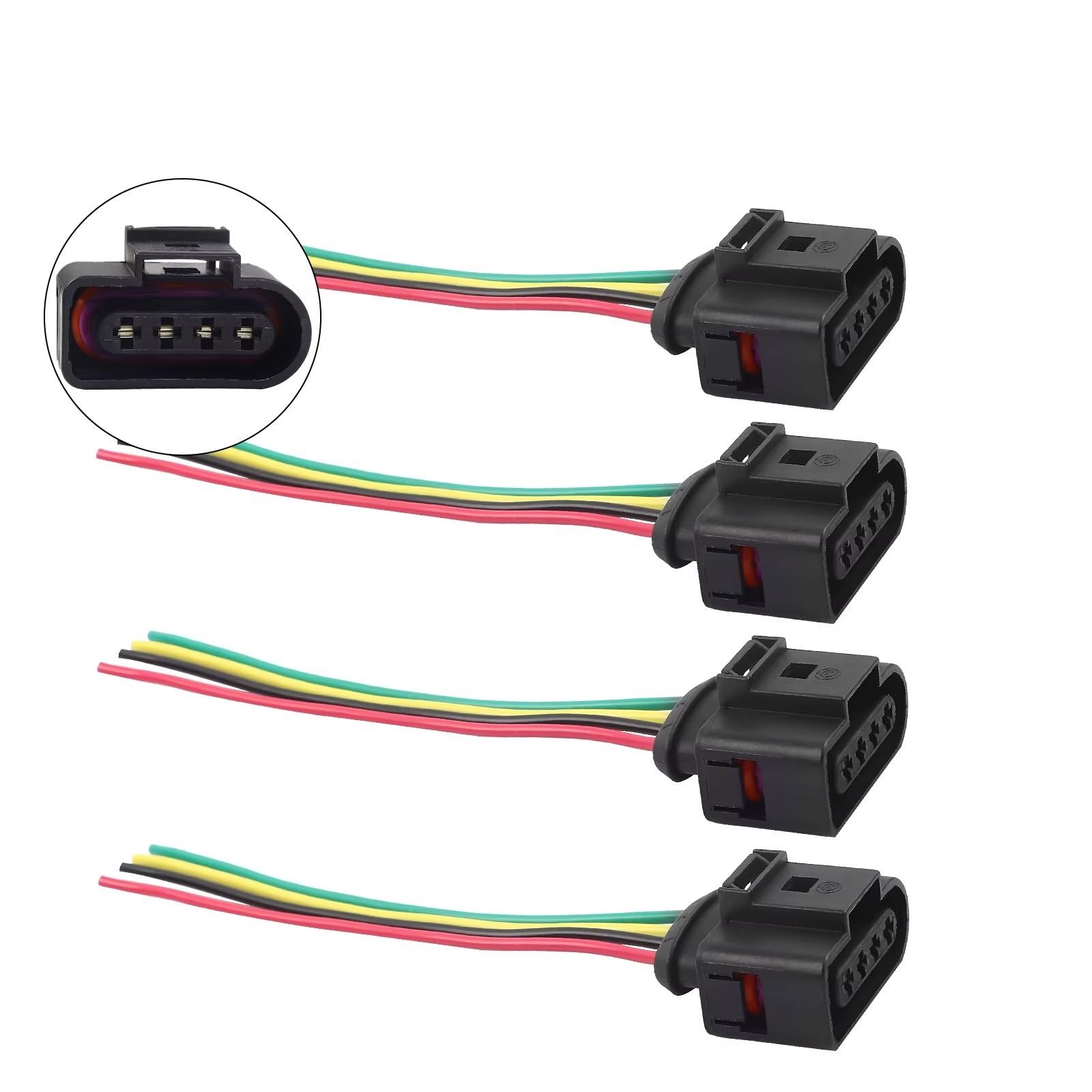 Zündspulenstecker-Kabelbaum für TT 2008 2009, S4 4.2L 3.0T 2004-2016 und S5 3.0T 4.2L 2008-2016, Zündspulenstecker 1J0973724
