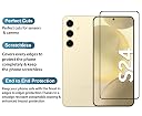 OpenTech® Military-Grade Tempered Glass Screen Protector Compatible for Samsung Galaxy S24 5G / Samsung Galaxy S25 5G with Edge to Edge Coverage and Easy Installation kit gallery image