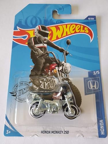 Hot Wheels Honda Monkey Z50 2020, rojo oscuro 10250