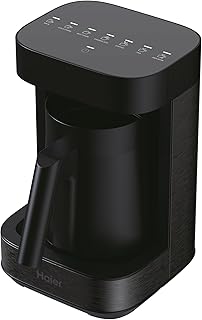 Haier Home Barista Hot Drinks Machine & Frother, I-Master Series 5 All-in-One Coffee Machine, Hot Chocolate & Hot Drinks with Accessories, hOn App, Black [HMB5A]