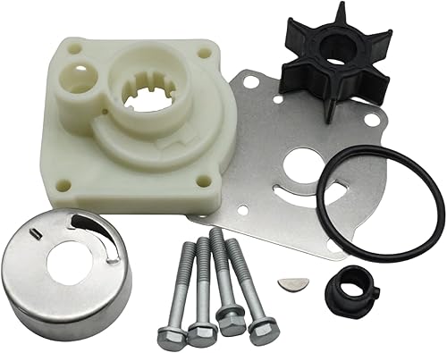 Miniatura 25 de 6N0-W0078 Kit de impulsor de bomba de agua para Yamaha fueraborda 2 tiempos de 6 8 HP 6G1-W0078-00-00 6G1-W0078-A1-00 Sierra 18-3460