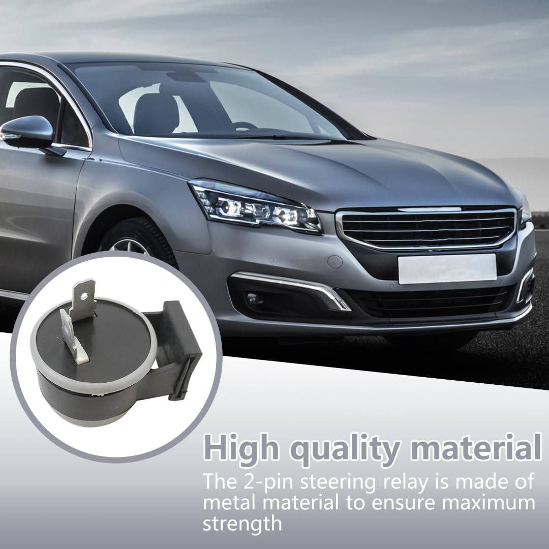 INGQI New 2 Prong Turn Signal Flasher Winker Relay Fit for 1976 Yamaha XT500-6V-12 V (Universal)