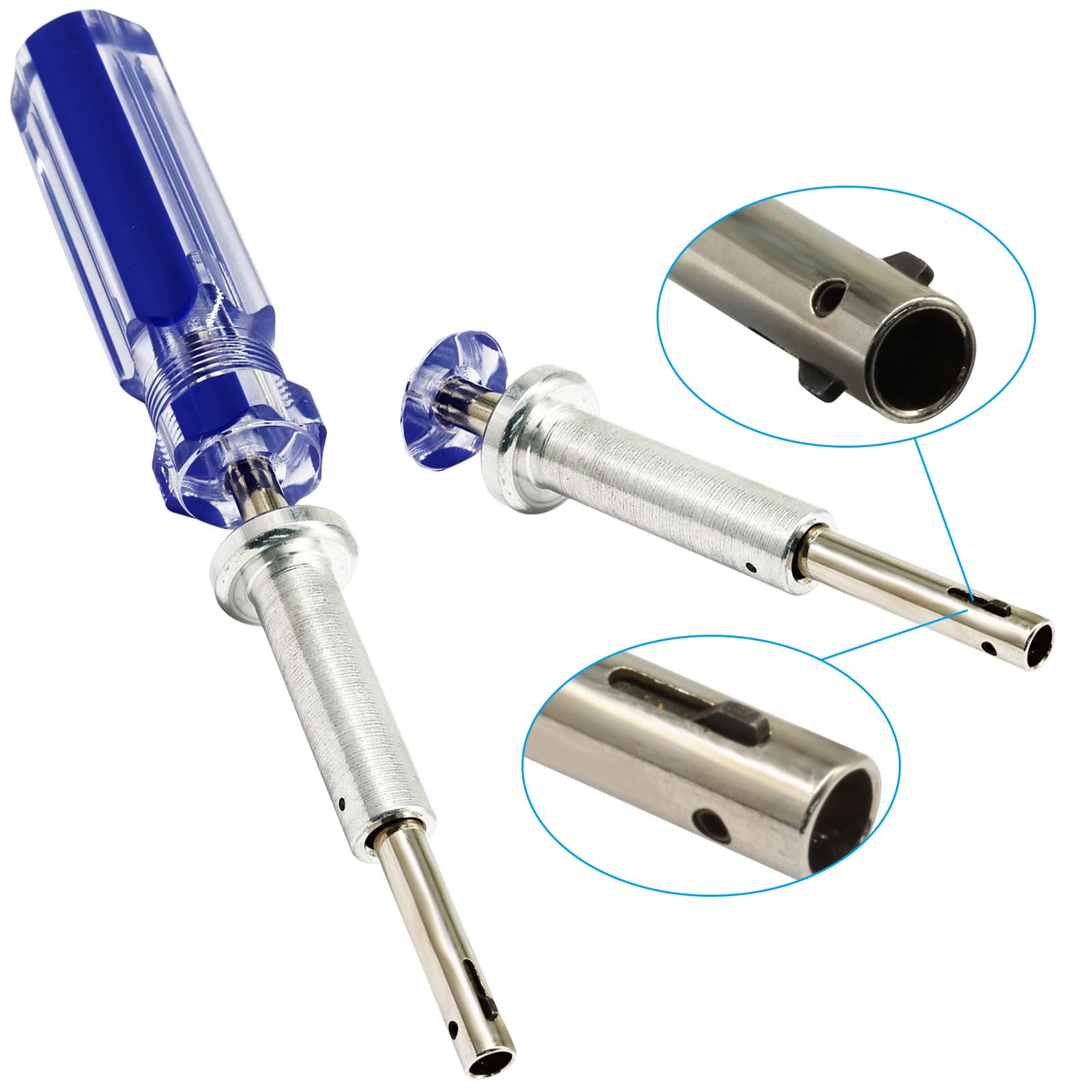 17,8 cm (7 Zoll) CATV Kabelverriegelung Terminator TV Tool, Koax/Koaxial Schlagschlüssel LTT-7 GTT-7 CATV Blau