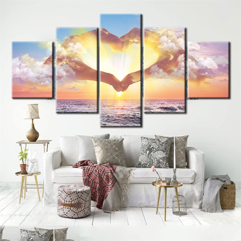 Diamond Painting Adultes Grand Format pour Décor de Mur à la Maison Salon