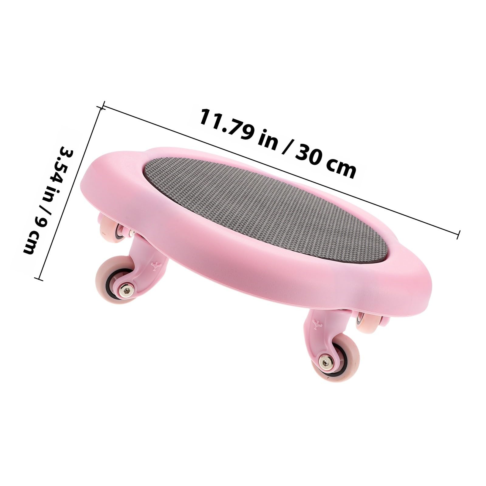 Toyvian Disco Deslizante de Pilates con Cinco Ruedas en Forma de Flor para Entrenamiento Abdominal Estable, Material Plástico Adecuado para Ejercicios en Casa y Fortalecimiento del Core