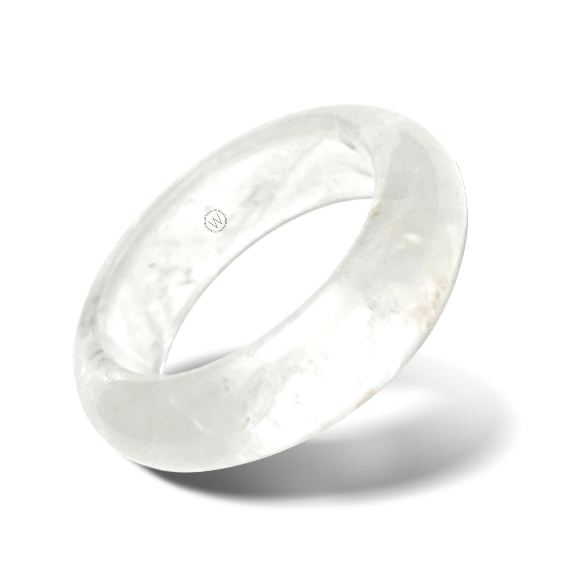 Birthstone Band Ring for Women and Men | Stackable 6mm Wide | Made from High-Grade Natural Stones | Maya Stone Ring Collection