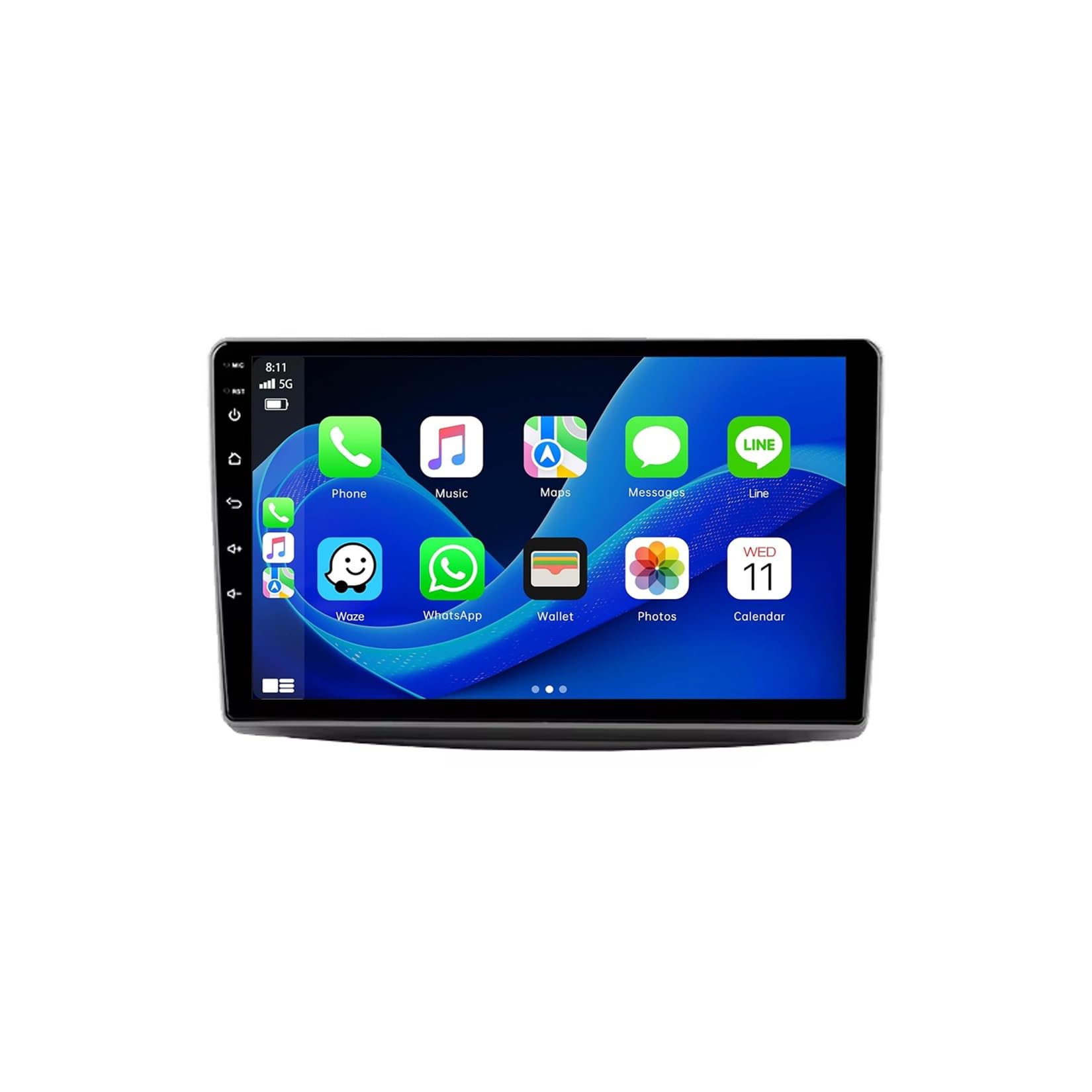 Android 13 Car Stereo 9-calowy ekran dotykowy do Alfa Romeo MiTo 955 2008-2016 radio samochodowe obsługa nawigacji satelitarnej WiFi 5G BT SWC RDS GPS z bezprzewodową kamerą cofania CarPlay Android