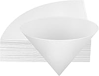 NACHLYNN 50 Pack 10 Inch Fryer Oil Filters - Non-Woven Grease Filter Cones for Cooking Oil, Maple Syrup, Beeswax, Kitchen Strainers