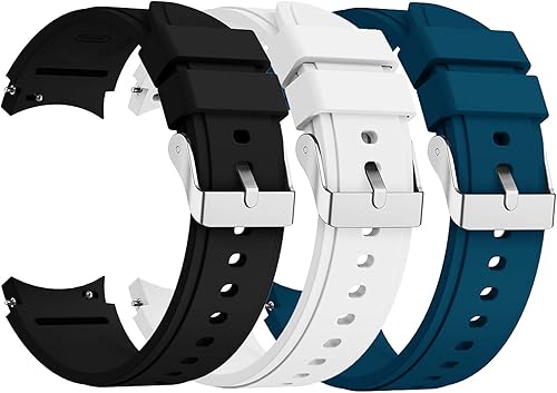 Miniatura 3 de Senter Correas de reloj para Samsung Galaxy Watch 4 y Galaxy Watch 4 clásicas, correa de repuesto deportiva de silicona suave para Samsung Galaxy