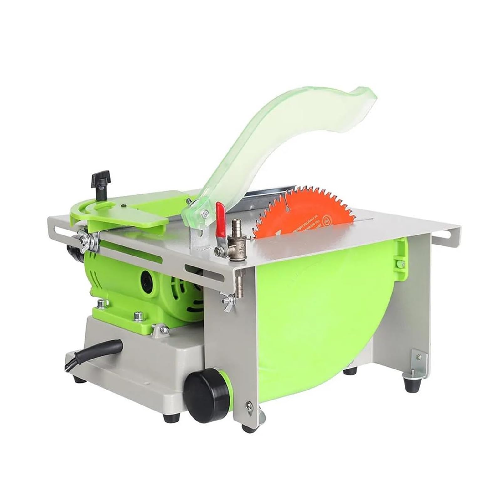 VChics Machine de Polissage de Bijoux, 1380W Multifonction Table scie Bijoux Roche Polissage Banc Tour polisseuse perceuse Faible Bruit Facile à Utiliser