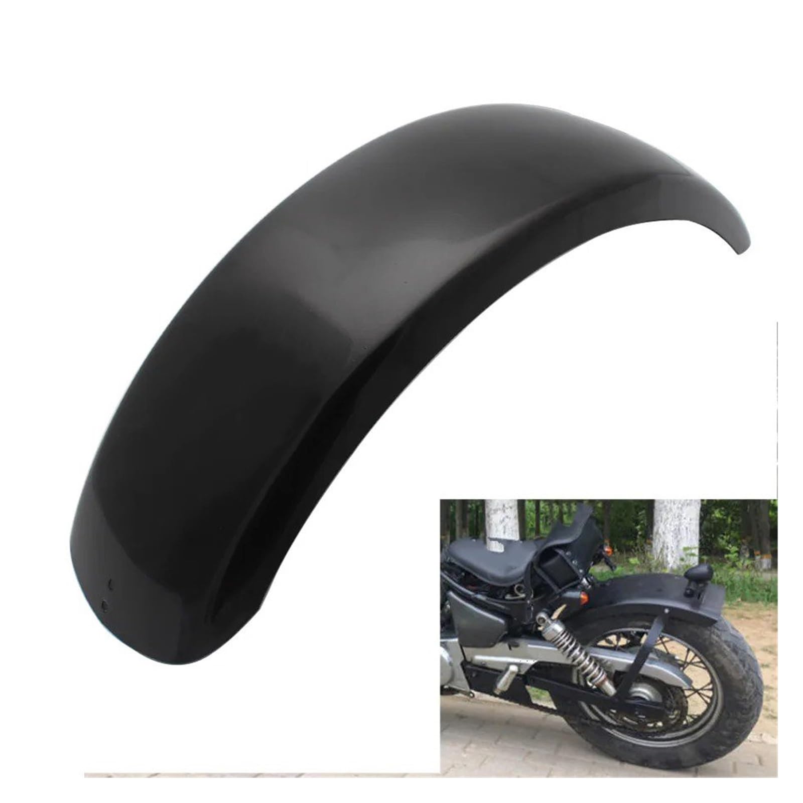 Parafango Anteriore Moto Per Bobber VTX XVS DS Parafango Posteriore Per Moto Parafanghi Svasati Rimorchio Paraspruzzi In Acciaio