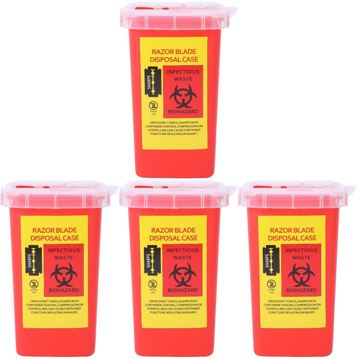 Récipient à lame de rasoir léger portable en plastique - 8