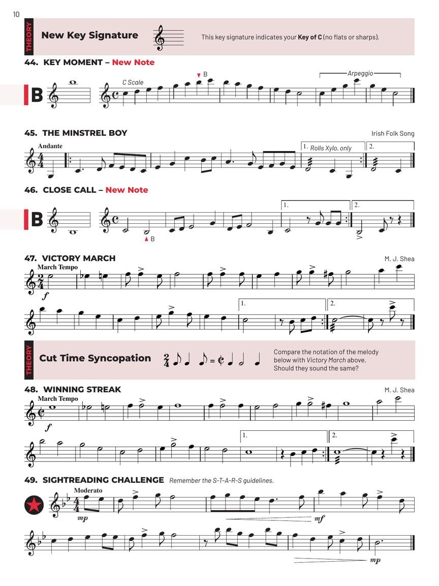 Essential Elements for Band - Percussion/Keyboard Percussion Book 2 with EEi      Spiral-bound – April 1, 2025