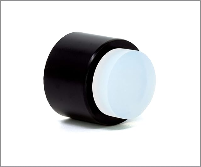 EVI Hardware I-198/28 drzwiowy BNG Adhesive, stal nierdzewna, czarne lakierowane wykończenie, Goma Blanca, 28x28mm