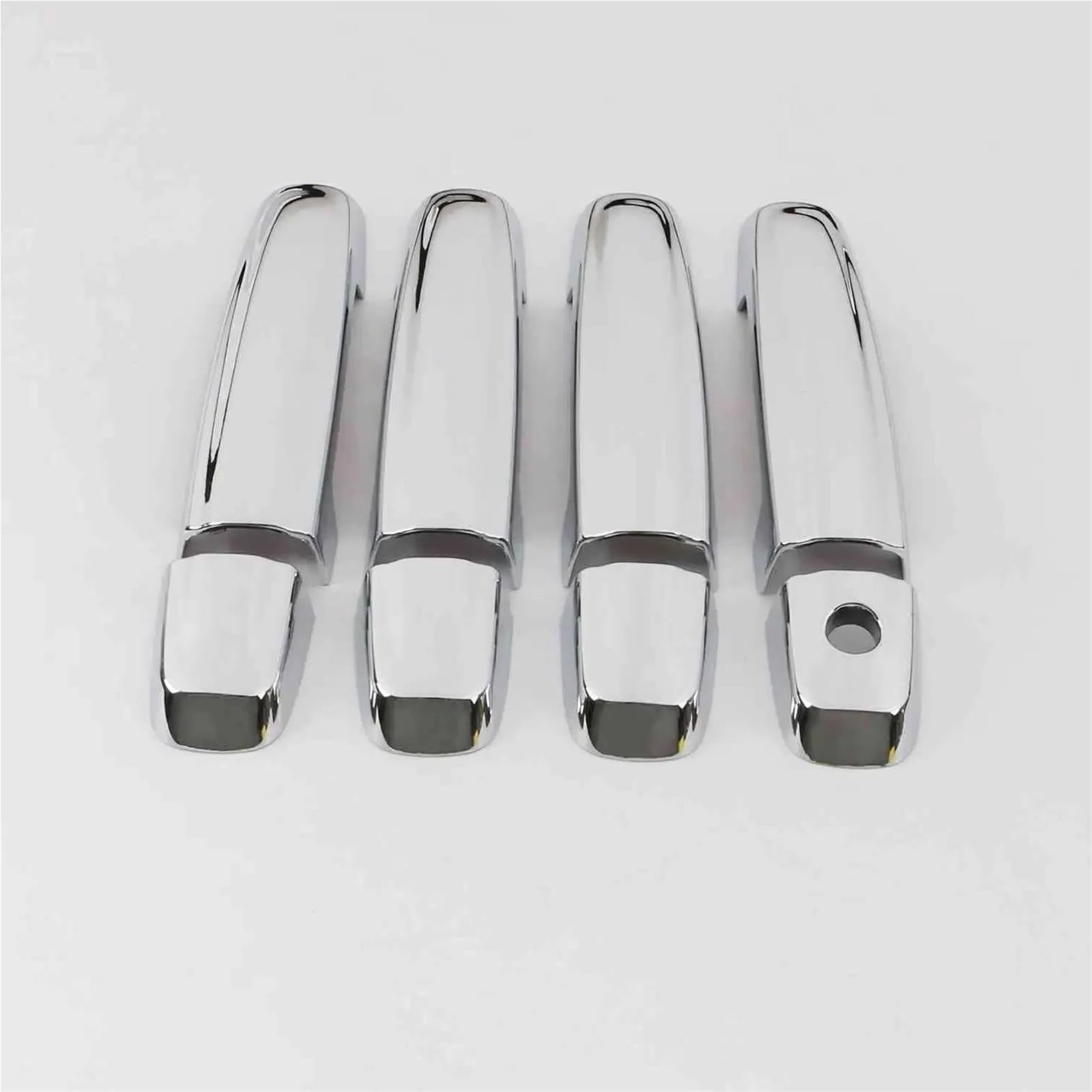 Glänzend Schwarze Kohlefaser-Autotürgriffabdeckung, Zieraufkleber, Styling-Zubehör Für Suzuki Für Swift 2005–2017(Silver 1 Keyhole)
