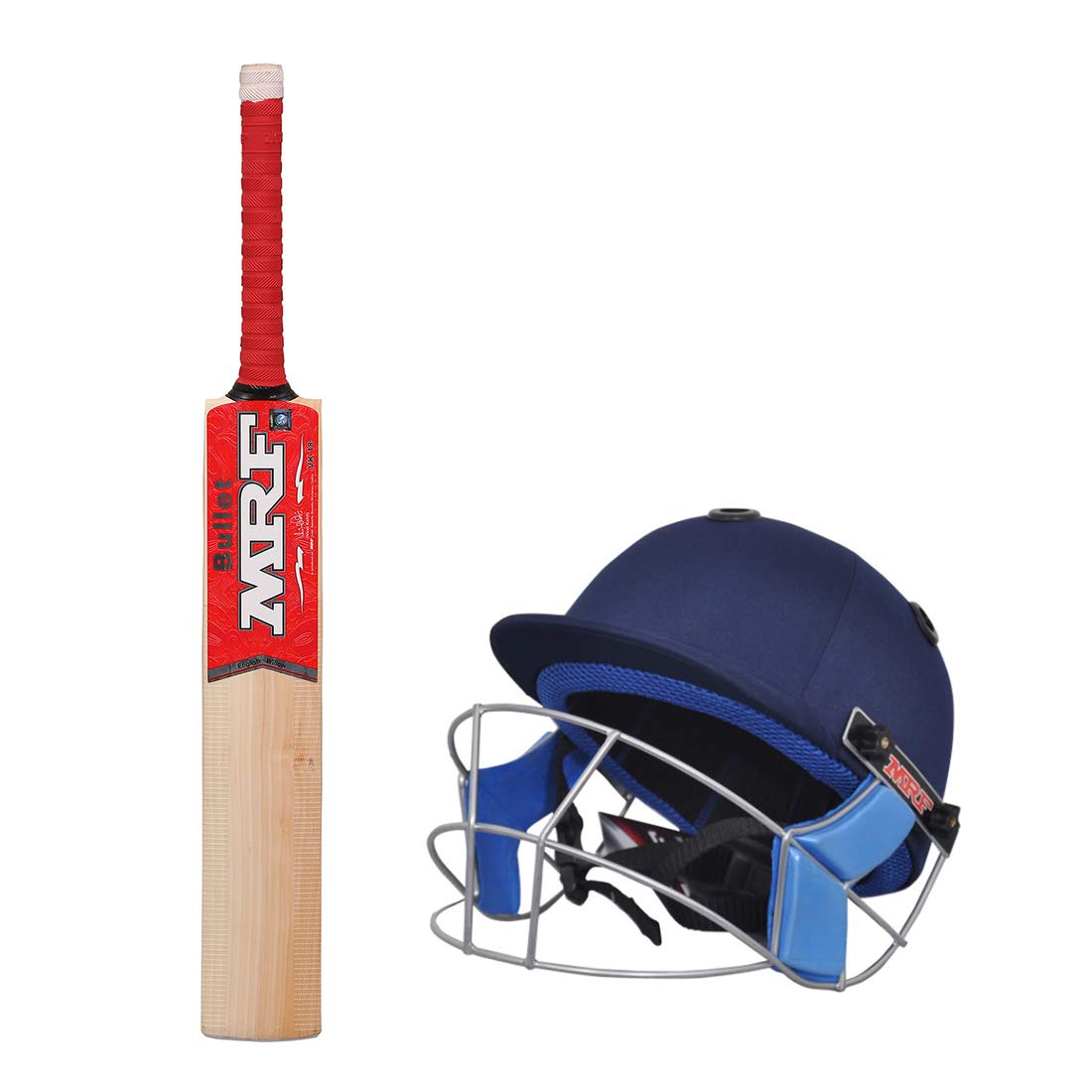 MRF English Willow Cricket BAT Bullet Junior Size 6 with PRODIGY Cricket Helmet Size Medium - Assorted_EW Bullet JR 6-image-24
