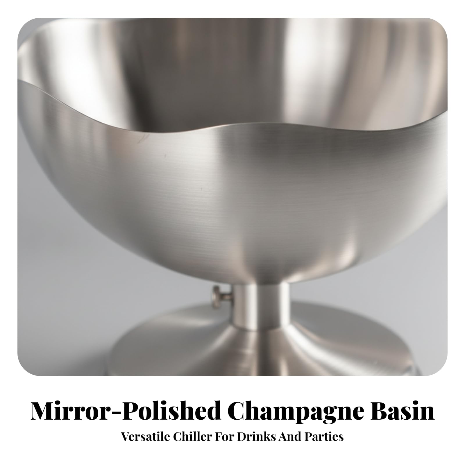Secchiello per Champagne con Piedistallo