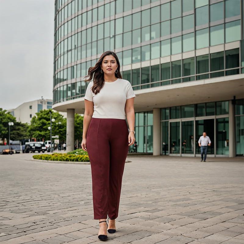 Image of BlissClub Women High Rise Straight Pants