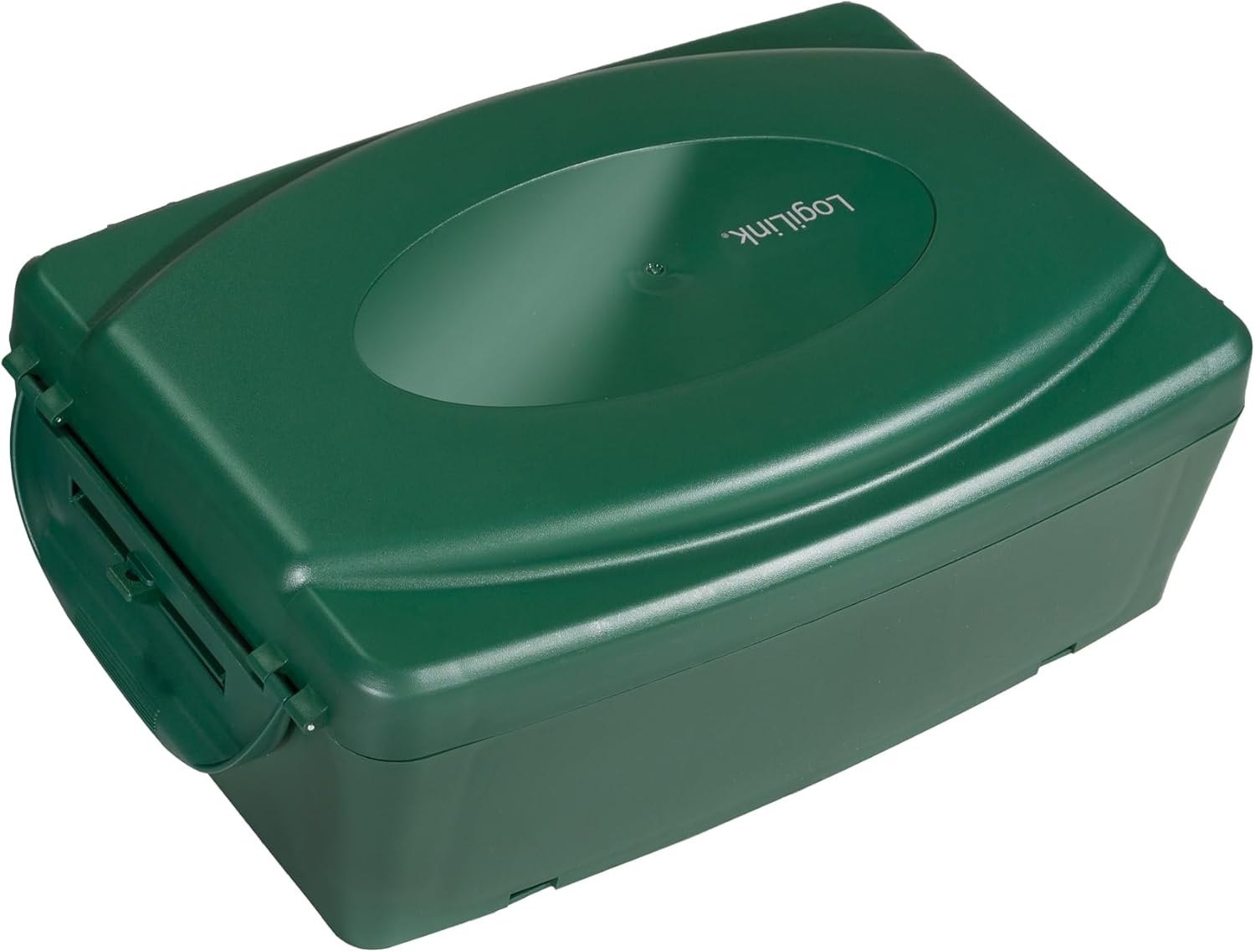 Logilink LPS272 Weatherproof Electronic Box for Outdoor use in Green with dust and Splash Protection (IP54), 32 x 21 x 11.5 cm