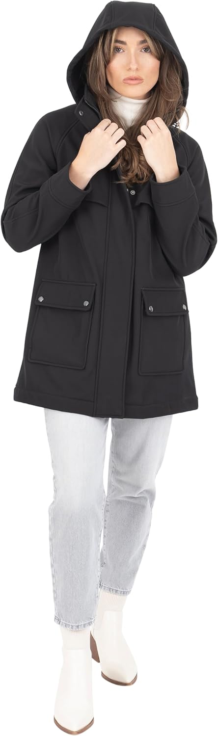 Nine West womens Softshell Jkt With Hood - Image 6