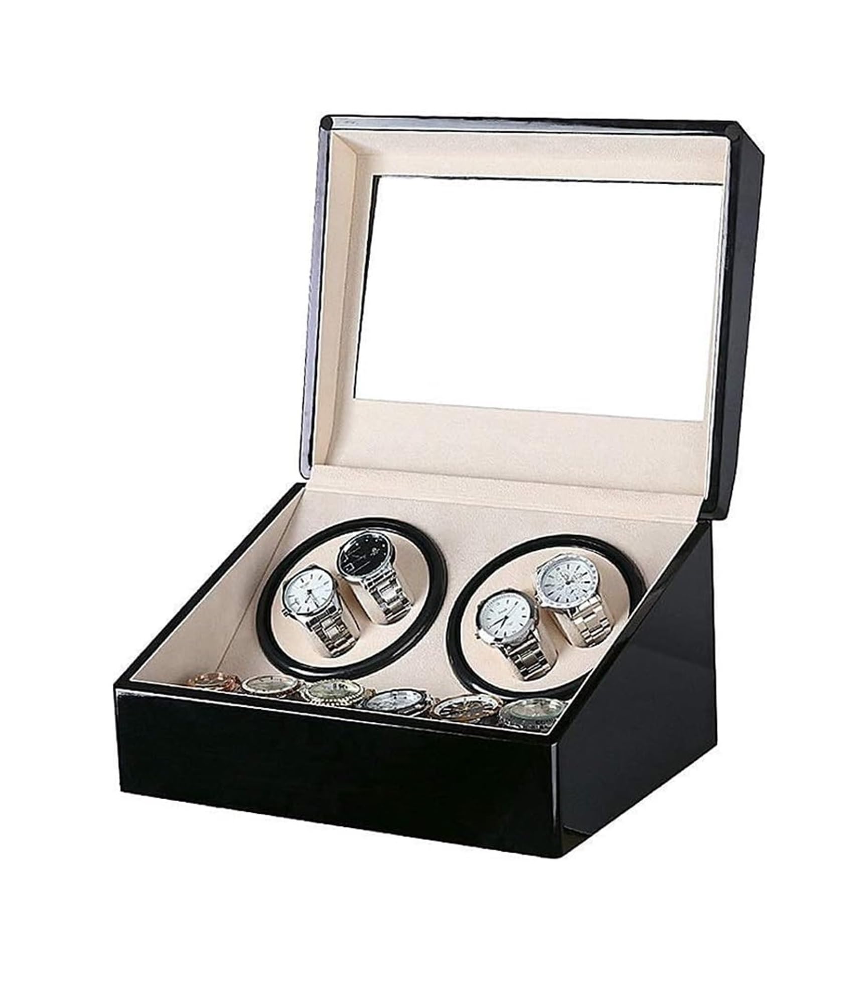 QUSYZD Watch Box Automatic Watch Winder Box Watch Double Watch Winder Box with Silent Battery Watch Winder Storas Boxes Watch Case,