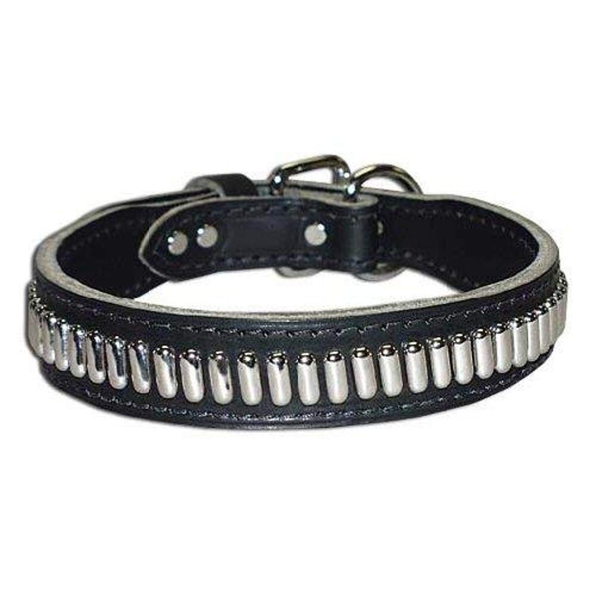Collar de cuero latigo Omnipet ideal para paseos urbanos seguros con perros activos