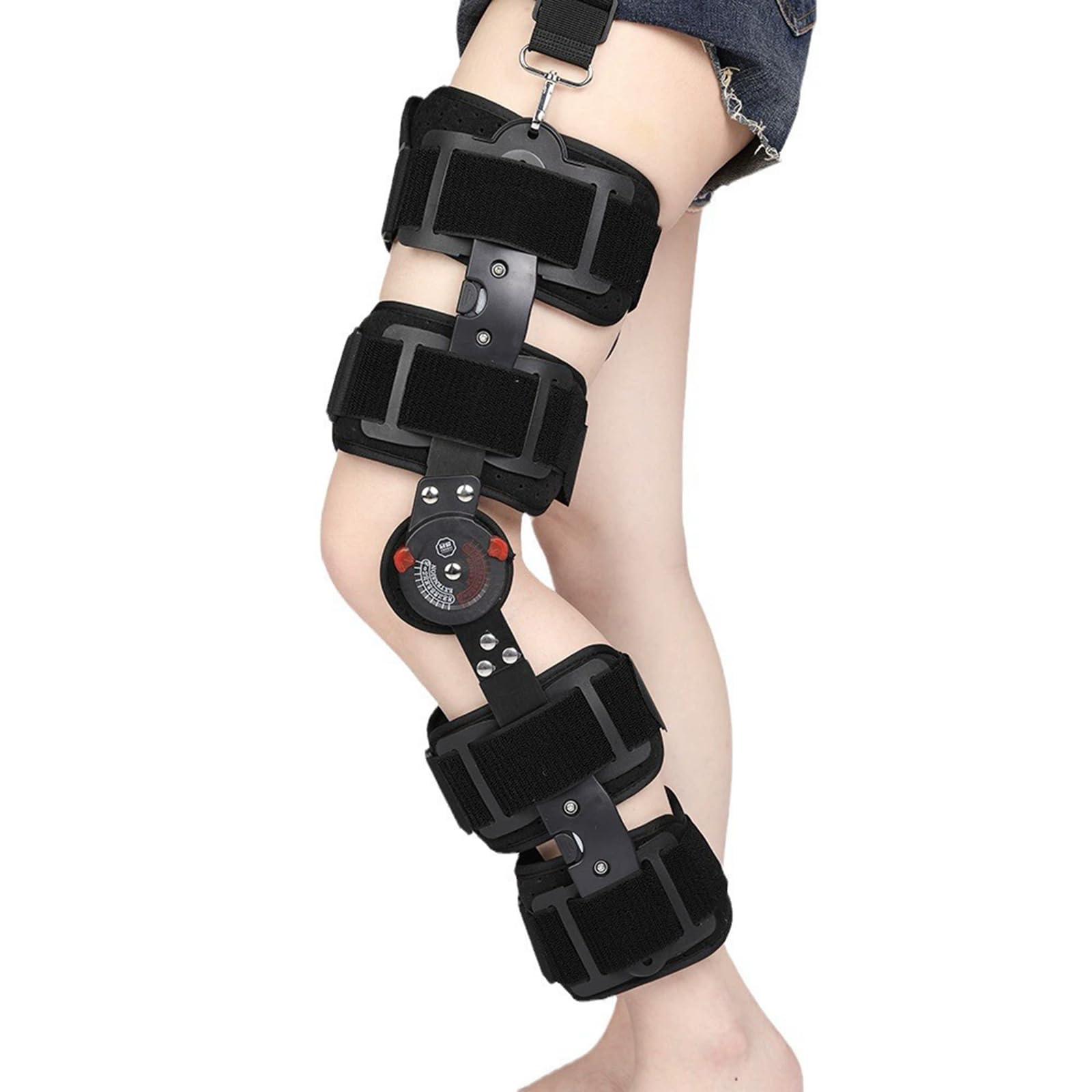 SFKLYU Rodillera Ortopédica Ajustable OA Unloader Rodillera con Descarga Medial para Aliviar el Dolor de Artritis, Osteoartritis y Dolor de Articulación de Rodilla Hueso sobre Hueso,Left