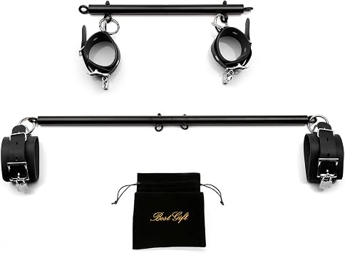 2026 Upgraded Heavy Duty Expandable Spreader Bar with Adjustable Strap Perfect for Pilates & Yoga, Includes Sports Drawstring Bag