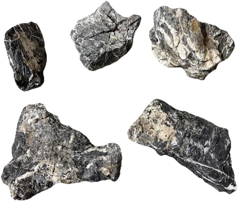 Premium Aquascaping Rocks for Freshwater & Planted Aquariums - Seiryu, Large 8"+, 35 lb