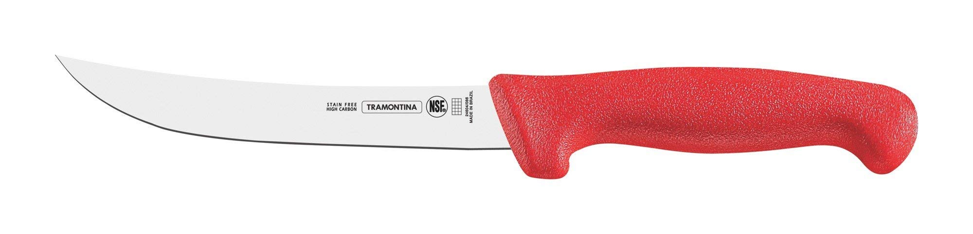 Sponsored Ad – Professional 6" Boning Knife with Stainless-Steel Blade and Red Polypropylene Handle