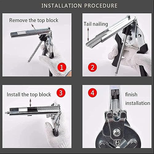 Miniatura 4 de Alicates universales tipo M para anillos de uñas con 600 unidades, anillos de cerdo, clips M, alicates de anillo de cerdo, alicates de sujeción