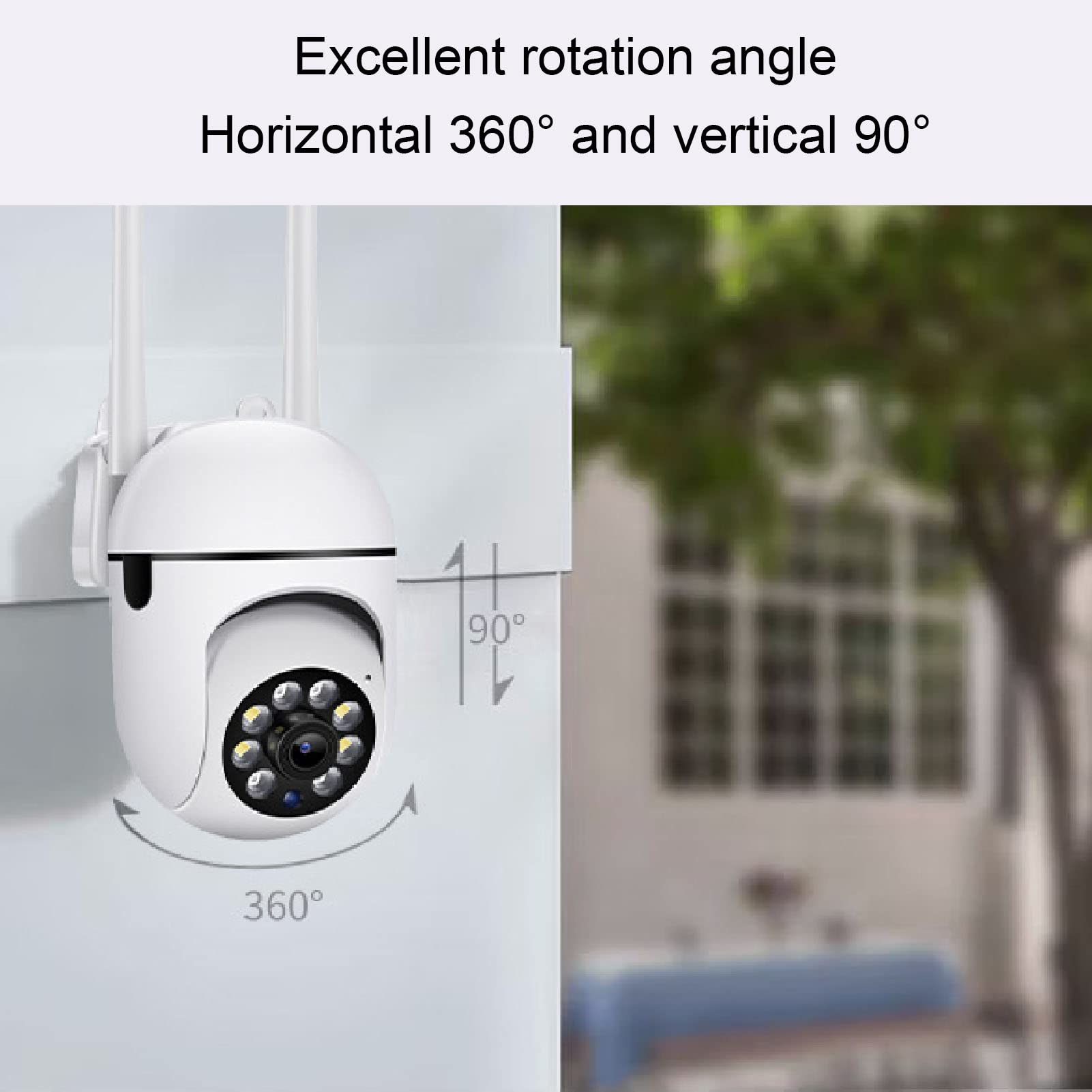 Kamera bezpieczeństwa USB typu żarówka HD 1080P z możliwością obrotu panoramicznego o 360°, idealna do nadzoru na zewnątrz i bezpieczeństwa w domu.