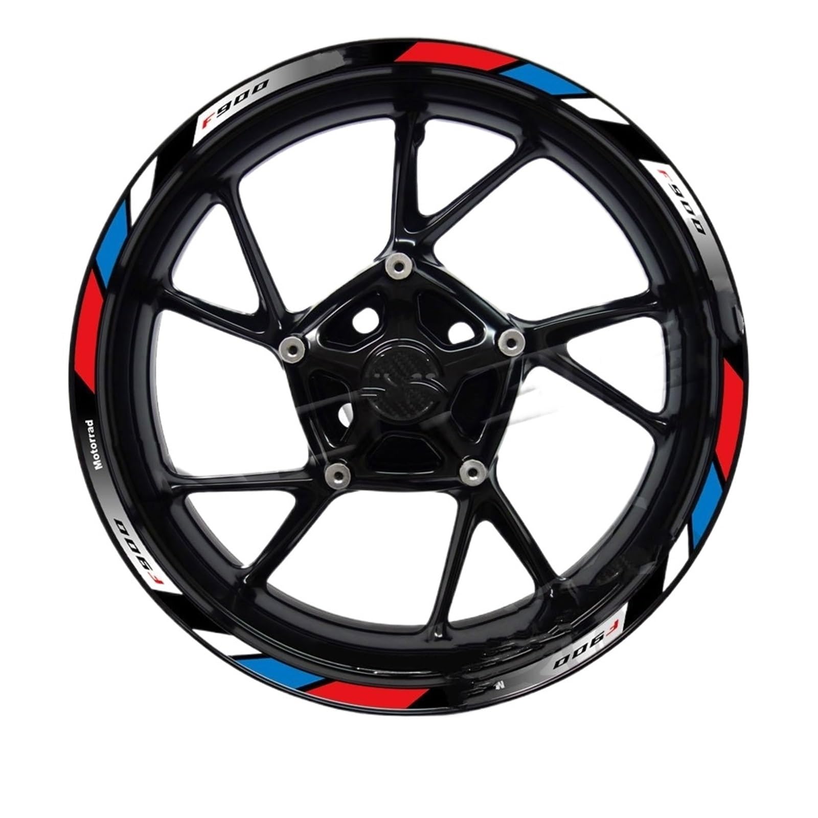 Autocollant pour roue de moto F900R bandes de jante étanches anti-décoloration