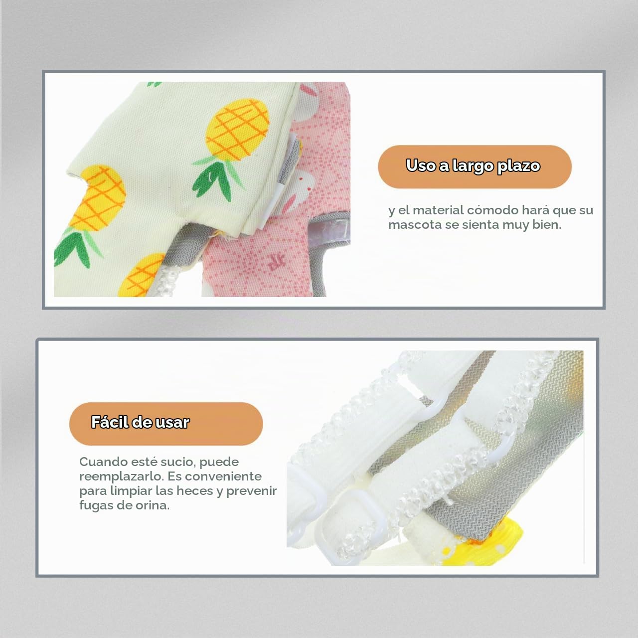 VILLCASE Pañales para pájaros, 2 pañales Lavables para Loros, Reutilizables, de algodón, Protectores para Loros, para periquitos, cacatúas, Mini, periquitos, Canarios