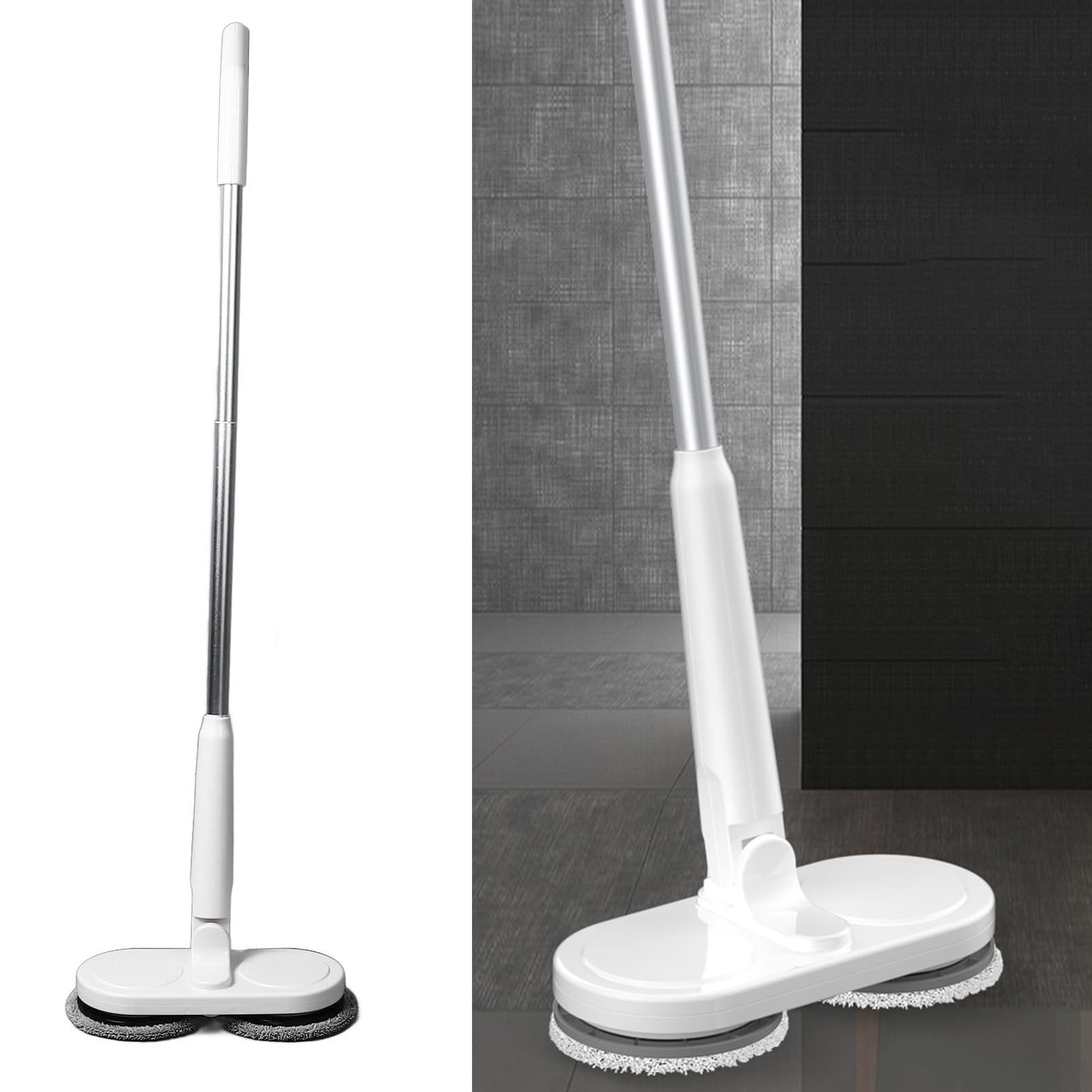 Schnurloser Elektrischer Mopp Electrico Mops Handreinigungsmopp Mopps Eimer-Sets Professionelle Wiederaufladbare, Effiziente, Selbstfahrende Dual-Spin-Mopps