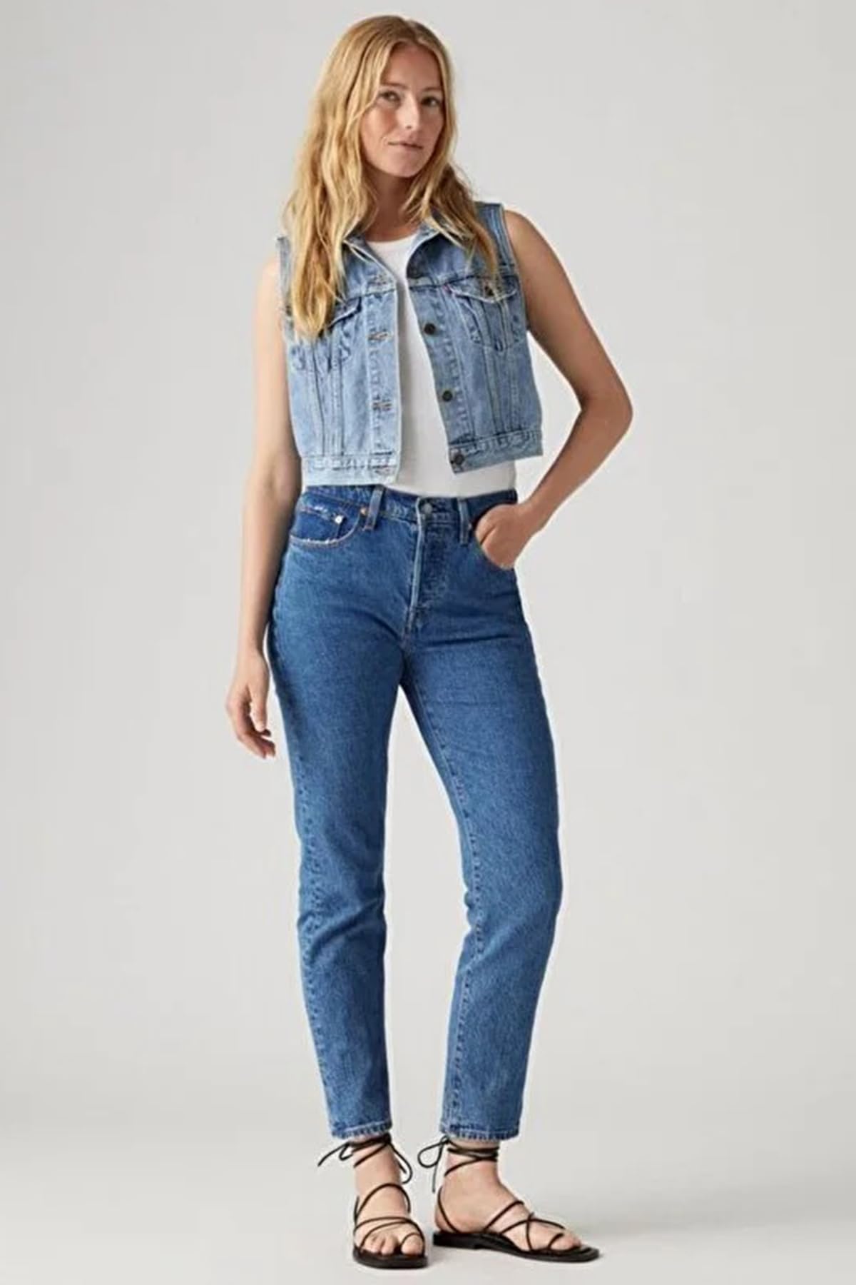 501 Crop Jean Kadın