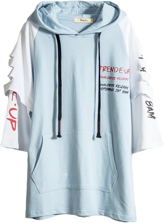 Amazon パーカー メンズ 半袖 コウモリの袖 トレーナー 薄手 パーカー 五分丈 Bf風 帽子まで カジュアル スウェット プルオーバー 無地 おしゃれ ファッション 原宿風 トレーナー パーカー 通販 Amazon パーカー メンズ 半袖 コウモリの袖 トレーナー 薄手 パーカー 五分丈 Bf風 帽子まで カジュアル スウェット プルオーバー 無地 おしゃれ ファッション 原宿風 トレーナー パーカー 通販