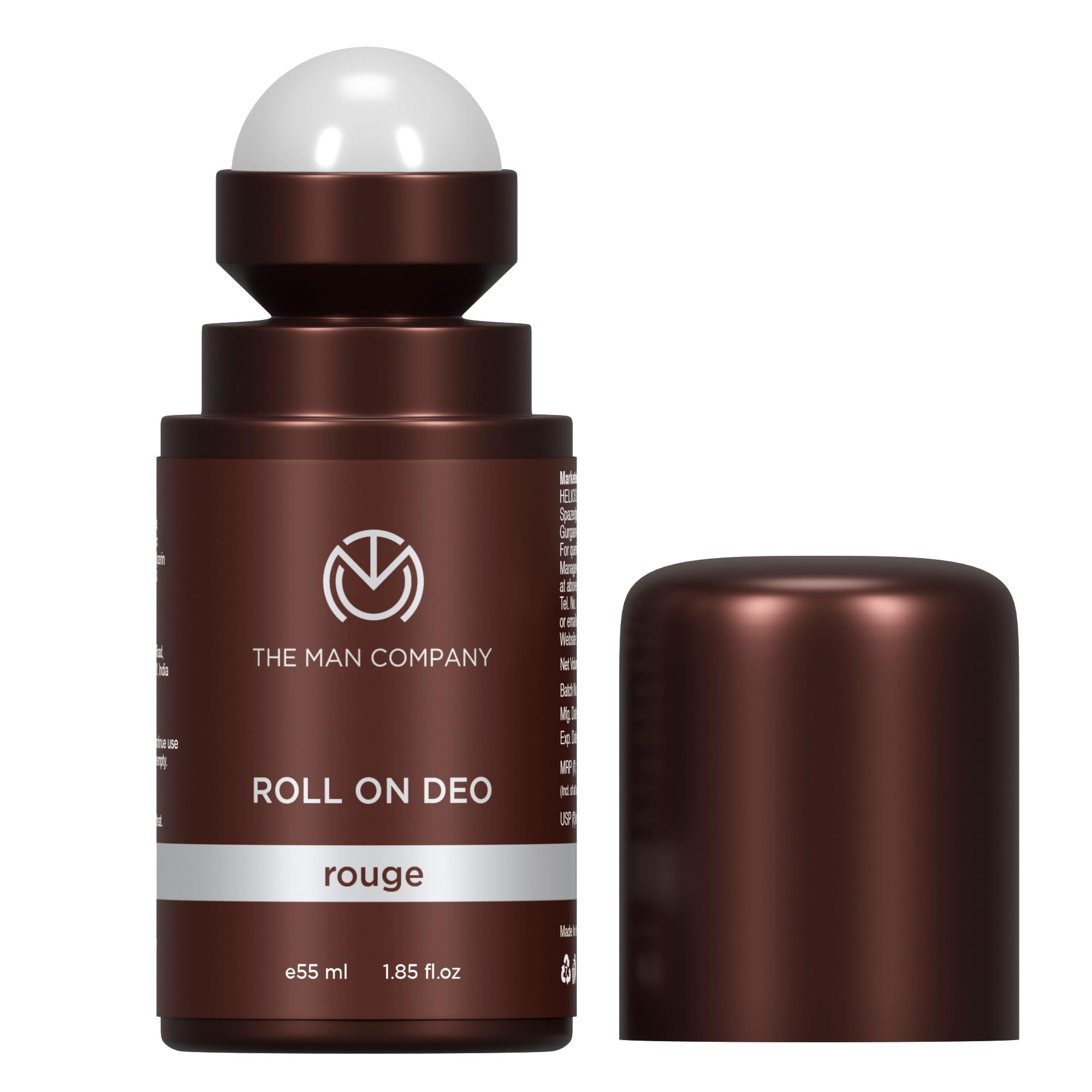 The Man Company Deodrant Roll on for Men - Rouge | Premium Fragrance with 24-Hour Freshness | Removes Body Odour | Compact & Easy-To-Use | Prevents Bacteria - 55ml-image-47