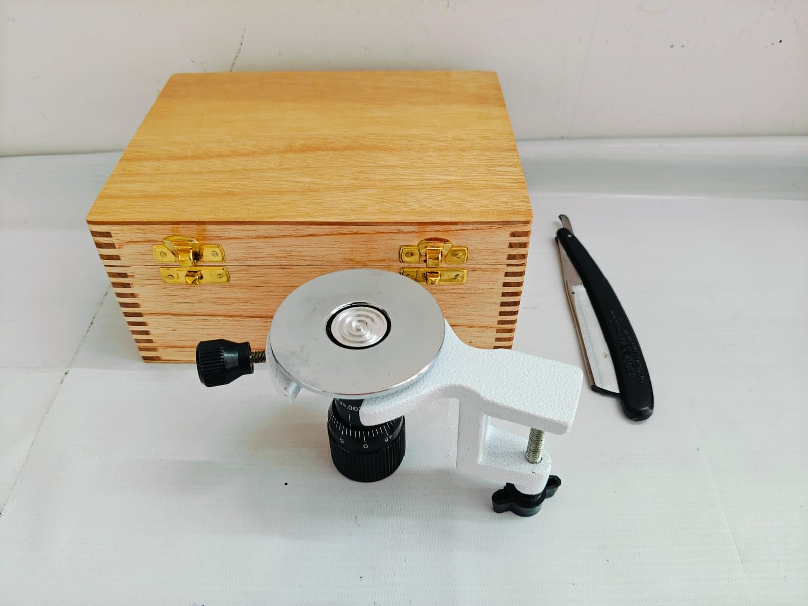 Spancare Hand- und Tischmikrotom mit Rasiermesser Manuelles Mikrotom (tragbar)