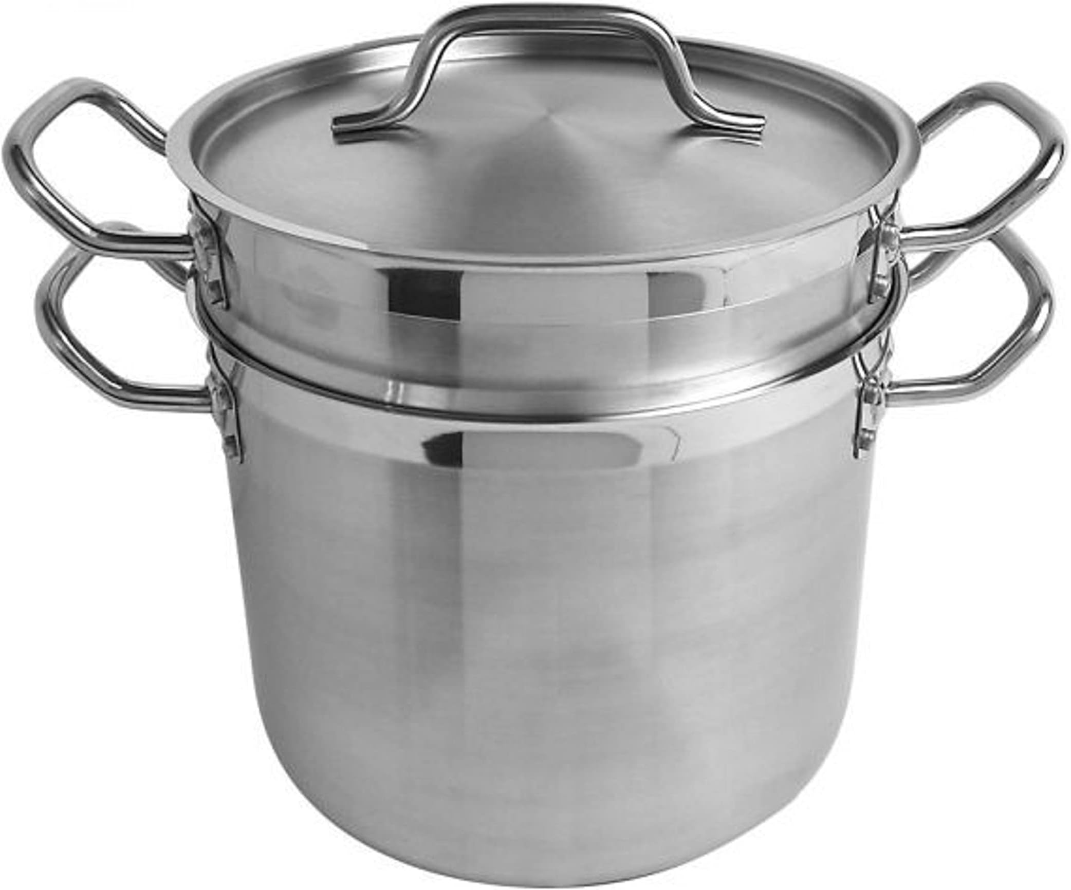 Royal Industries 8 Qt Aluminum Stock Pot - Commercial Grade Cookware