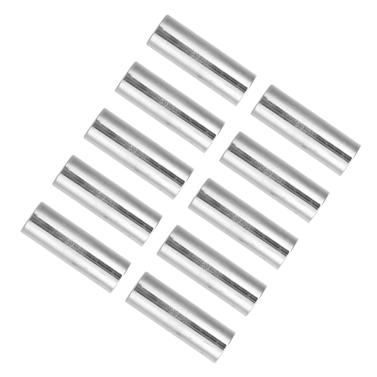 10 écrous Cylindriques, 10 écrous 10 écrous d'accouplement en Acier sans 10 X 1,5, écrous Ronds, 10 écrous d'accouplement à Tige Ronde, Astener en Acier 304 sans, 14 L40 Mm, SKU