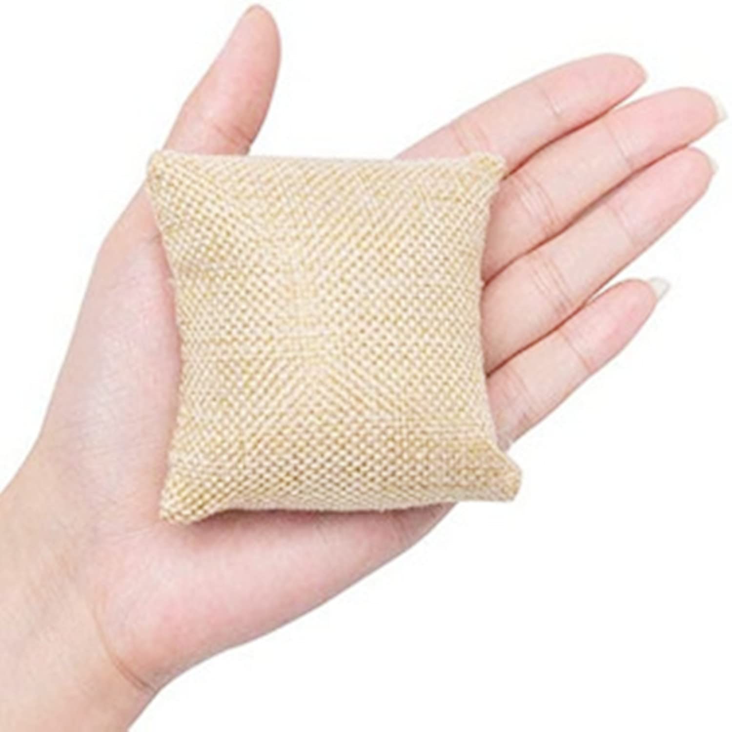 12 Coussins De Présentation Pour Bijoux – Toile De Chanvre – Pour Montres, Bracelets, Colliers