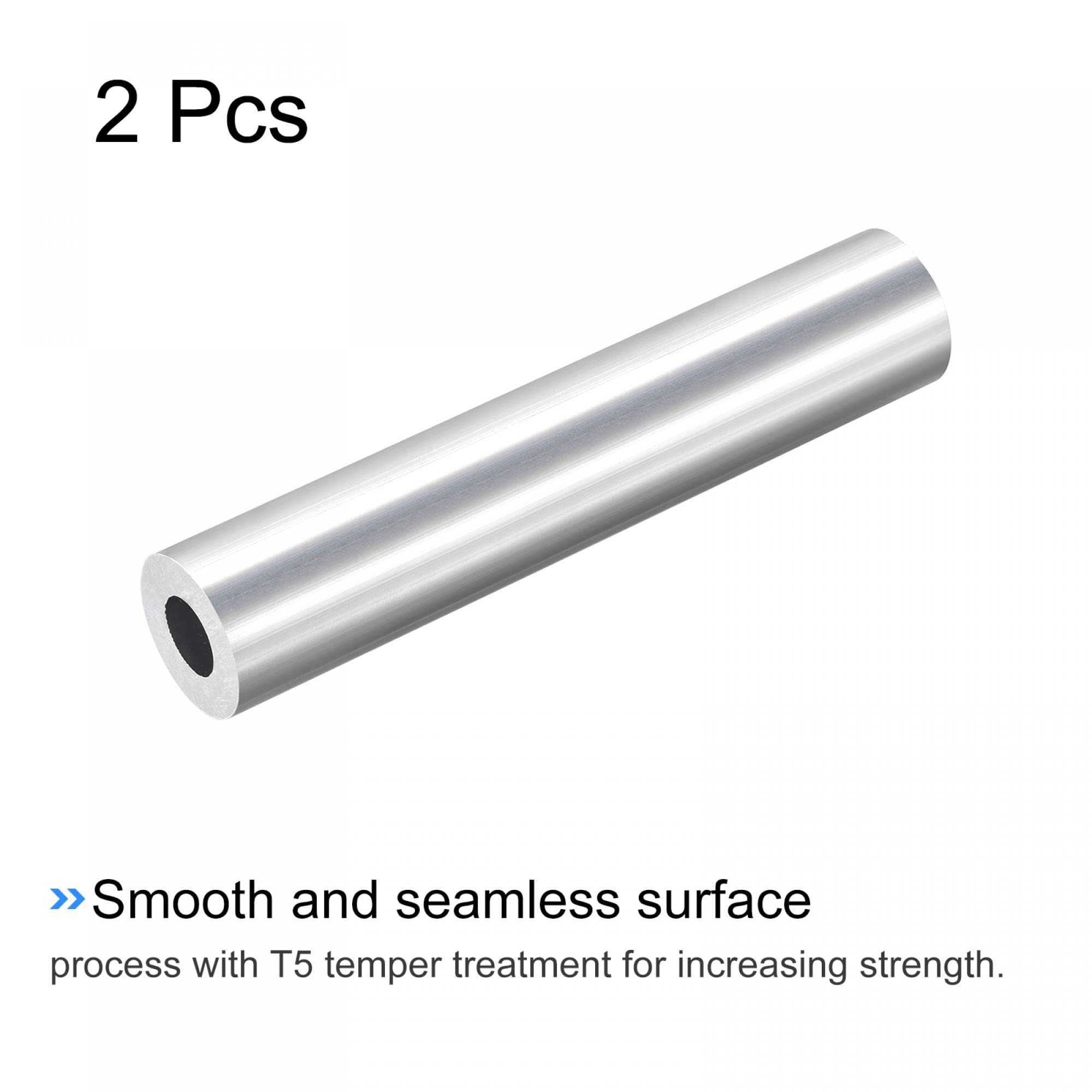 3er-Pack Aluminium-Rundrohr 6063 – 15 Mm Außen-Ø, 12 Mm Innen-Ø, 100 Mm Länge – Nahtlos, T5-gehärtet, Für DIY, Industrie & Bau