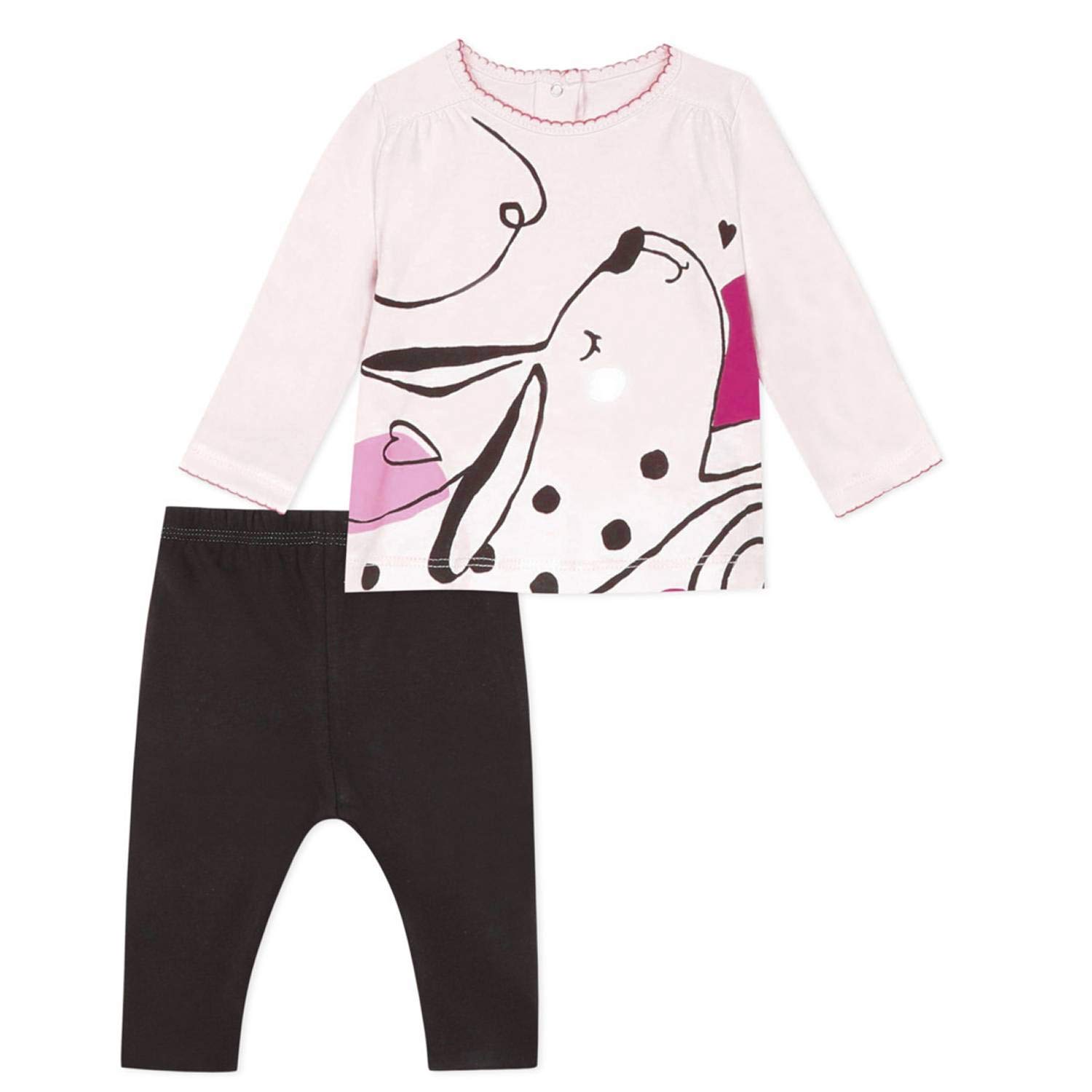 Catimini Baby Mädchen Zweiteiler Shirt und Reversible Hose-59 - Babymode : Baby - Mädchen
