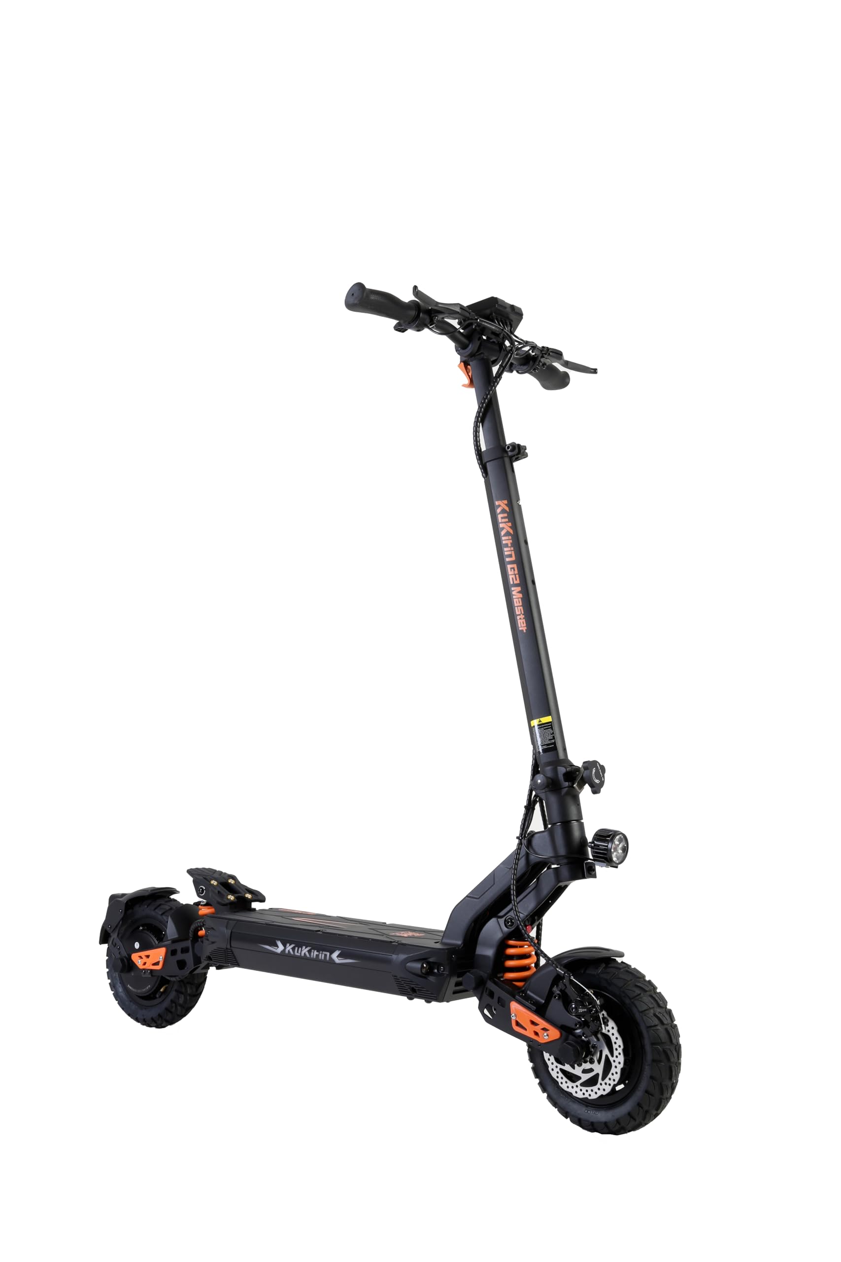 KuKirin G2 Master Patinete Eléctrico Adulto, Doble Motor, 70KM Autonomía, 10" Ruedas, Suspensión Hidráulica, Frenos de Disco Doble, Pantalla LCD, Luces LED, Portátil y Plegable para Ciudad y Aventura