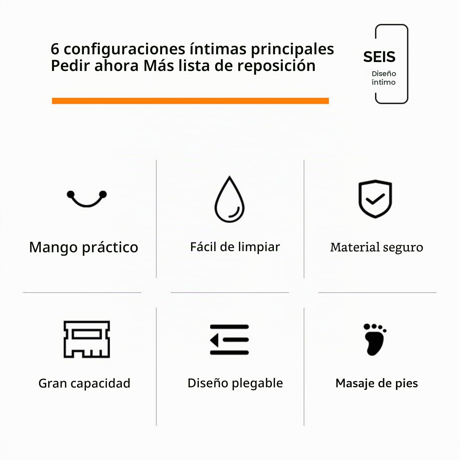 Taza plegable para baño de pies para spa - Bañera grande de remojo con bandeja para pedicura - Utensilio para lavabo