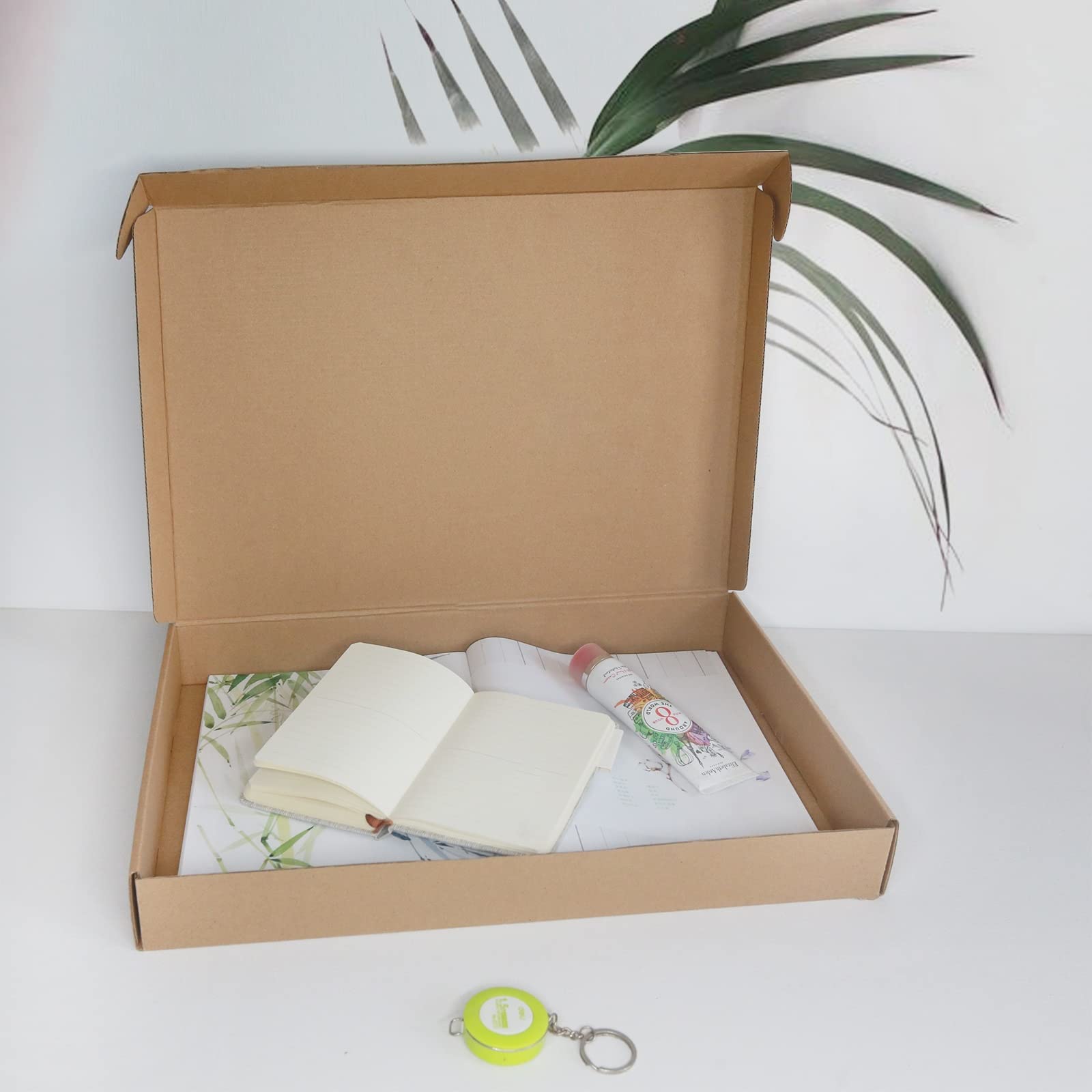 420×280×50mm piccoli pacchi scatole postali scatole di cartone ondulato per la pubblicazione, marrone spedizione scatola per piccole imprese, conservazione o confezione regalo (5 pezzi)